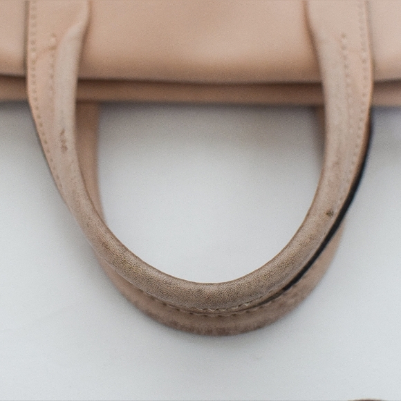 Coach Pink Bleecker Mini Riley Carryall Top Handle Bag Pebbled Leather 27923 - Picture 12 of 16